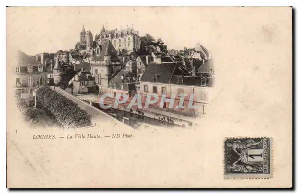 Loches — La Ville Haute — ND Phot - Anverso