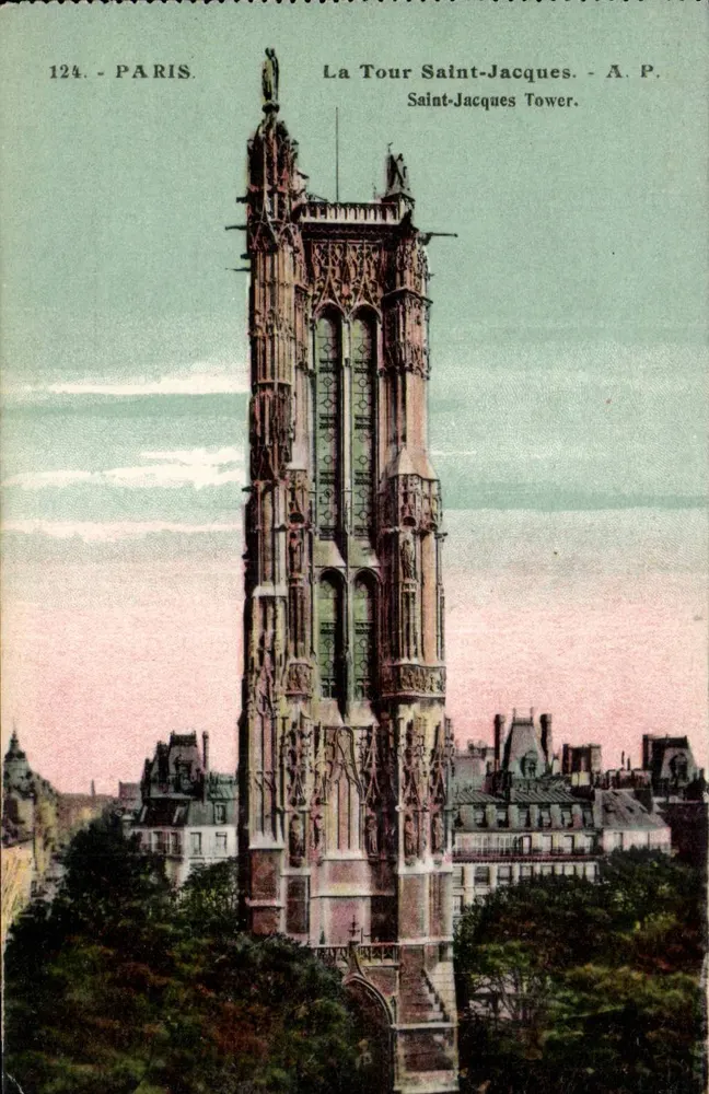 Torre Saint-Jacques - A.P. - Paris - Frente