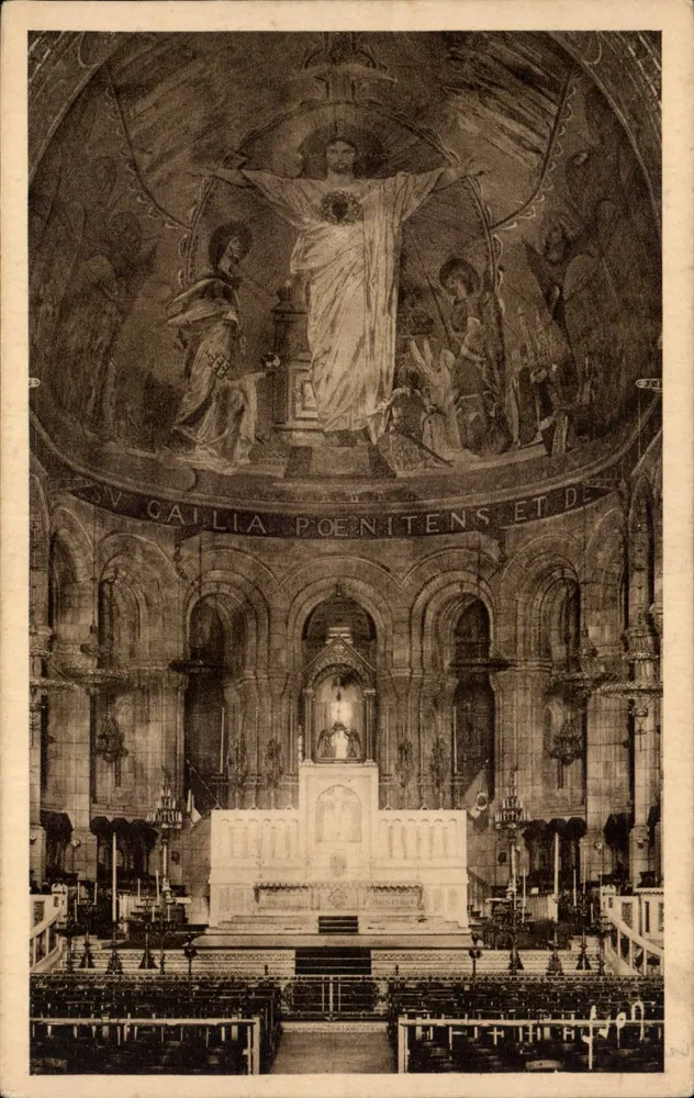 Basilique du Sacré-Cœur de Montmartre — Le Chœur — Édition d'Art Yvon, Paris - Vorderseite