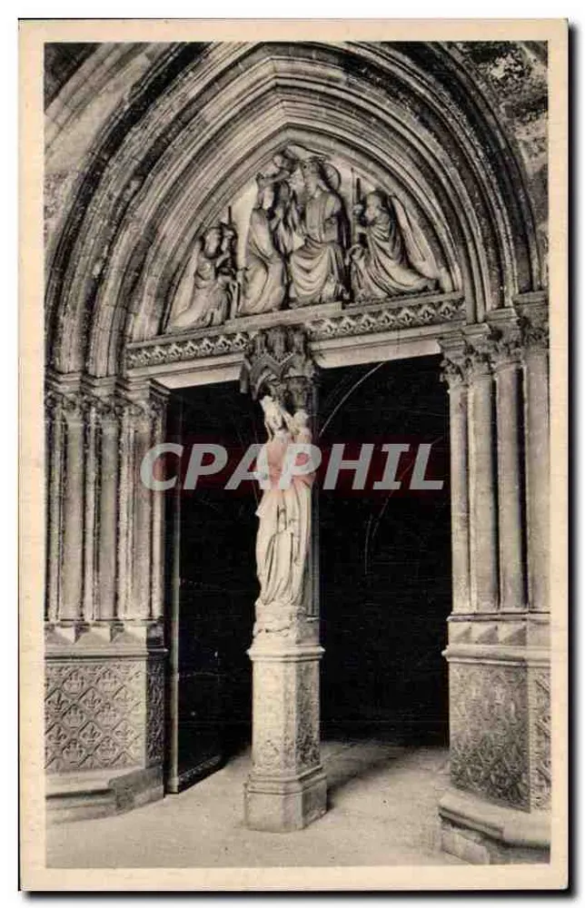 Paris, La Sainte-Chapelle — Portal der unteren Kapelle — Serv. Commercial Monument Historiques, Paris - Vorderseite