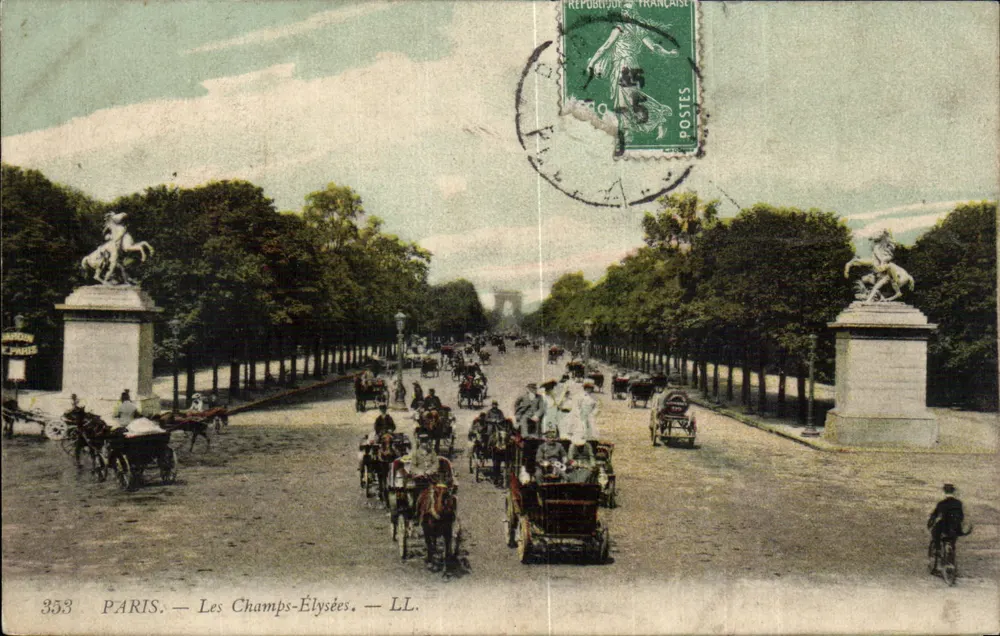 PARIS — Les Champs-Élysées — LL. — n° 353 - Frente