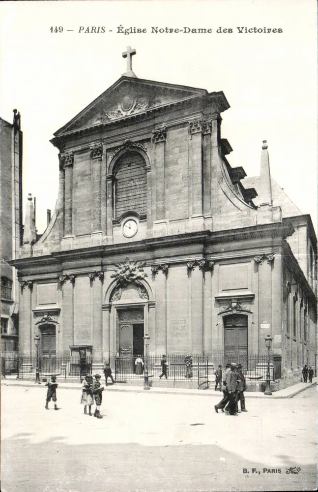 Paris - Kirche Notre-Dame des Victoires — B. F., Paris, Nr. 449 - Vorderseite