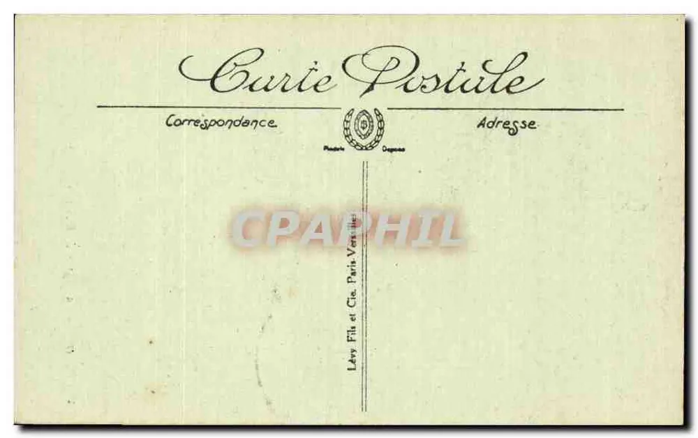 Chinon — A Estátua de Rabelais — Lévy Fils et Cie, Paris - Verso