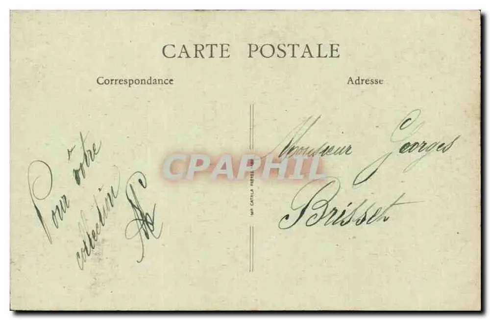 Lyon - Nouvelle Gare des Brotteaux — S. F. Paris n° 206 - Rückseite