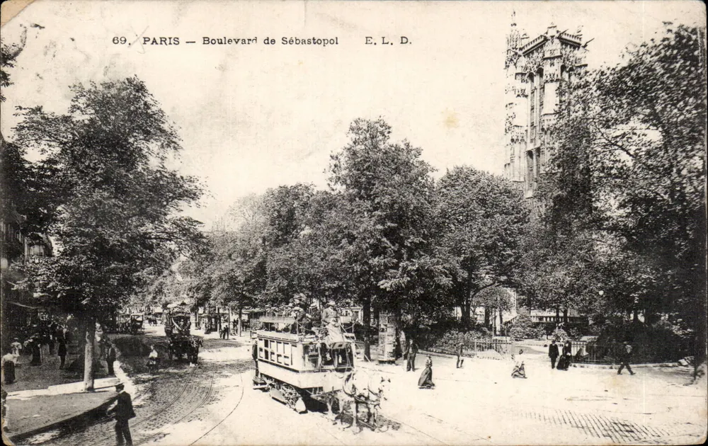 Paris — Boulevard de Sébastopol — E.L.D. - Frente