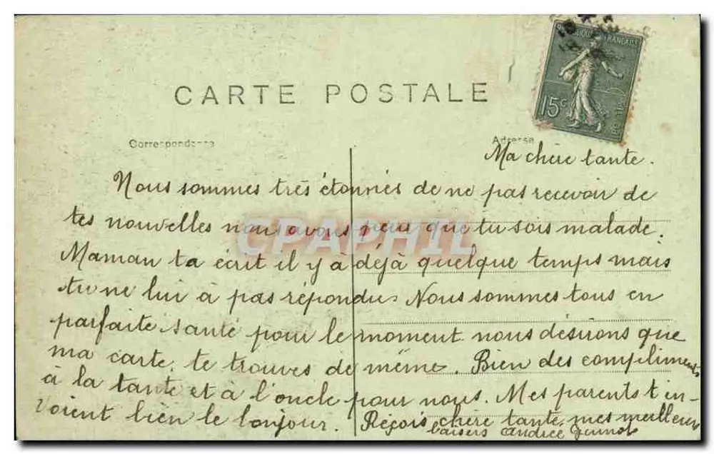 Place de la Bastille — Colonne de Juillet — Verlag J.H., Nr. 408 - Rückseite