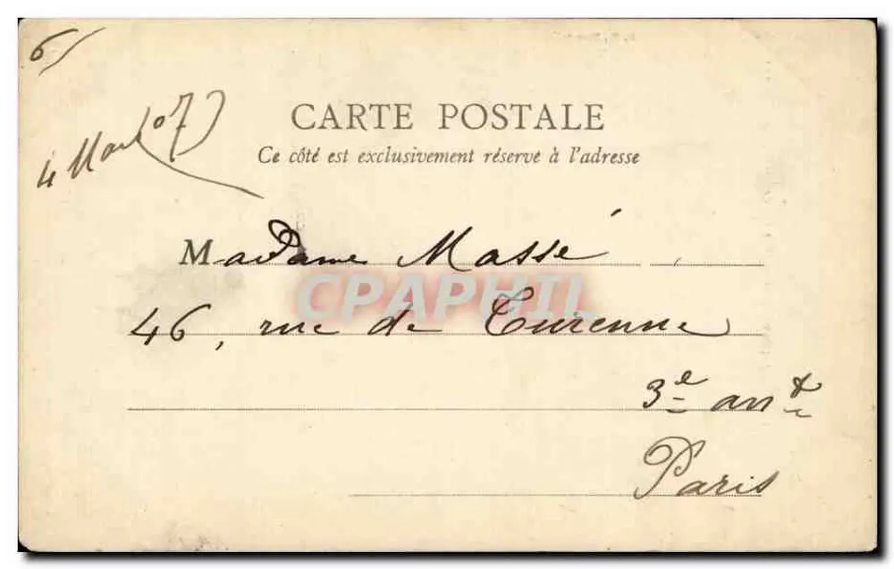 Paris — Fonte Saint-Sulpice — B.F. Paris, n° 172 - Verso