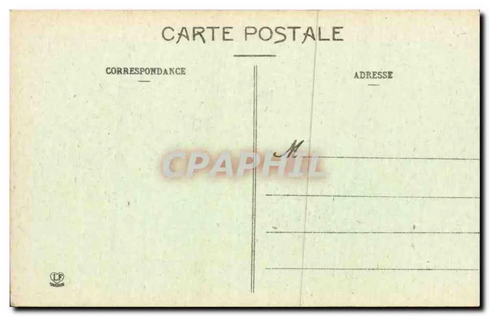 Pau - Die Abfahrt von der Station und der Boulevard des Pyrénées — Phototypie Labouche Frères, Toulouse, n°77 - Rückseite