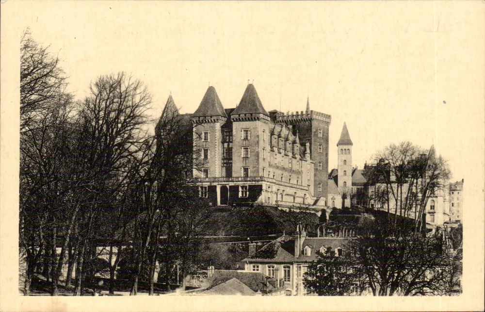 Castelo de Pau — vista panorâmica — A. Longuet, Pau-Saint-Martin - Frente