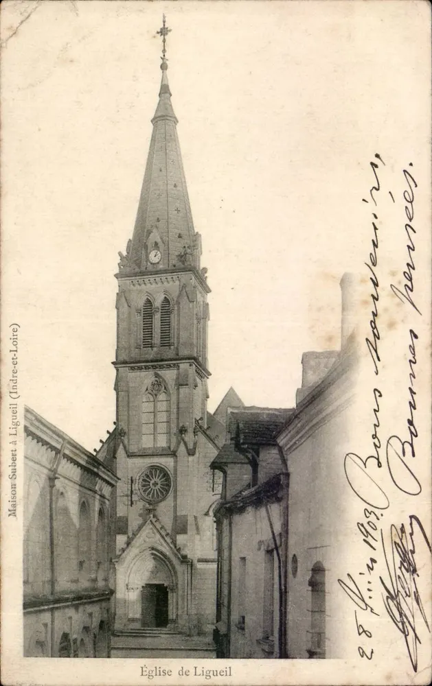Igreja de Ligueil — Maison Subert, Indre-et-Loire — número de série visível - Frente