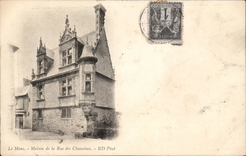 Le Mans - Haus in der Rue des Chanoines — ND Phot - Vorderseite