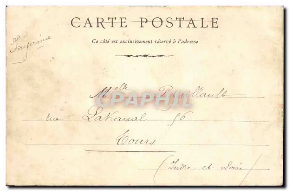 Le Mans — A Bolsa e Tribunal de Comércio — editor não identificado - Verso