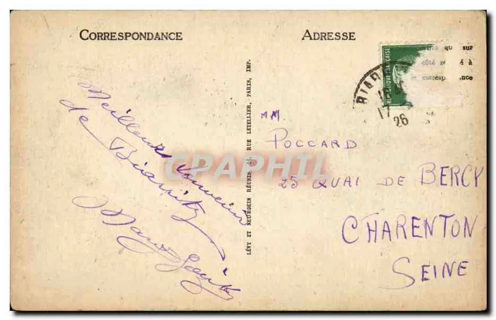 Biarritz — A Costa Basca — Villa Hélianthe — LL - Verso