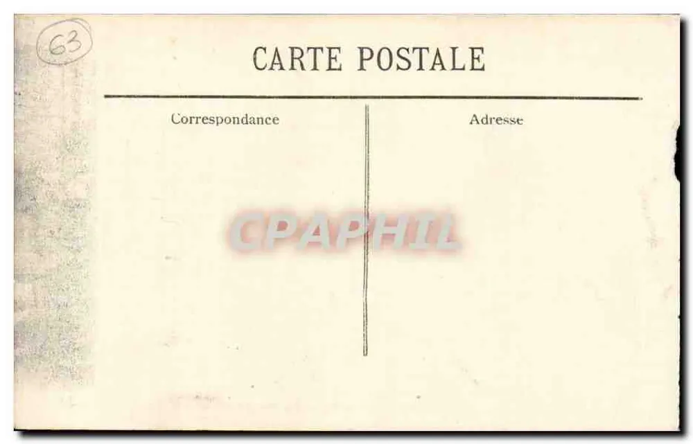 Ansichten von Mont-Dore — Les Roches Tuilières und Sanadoire — LL. n°102 - Rückseite