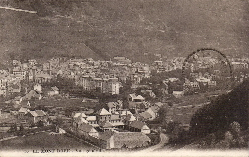 Le Mont Dore - Vista geral — editor desconhecido, n° 55 - Frente