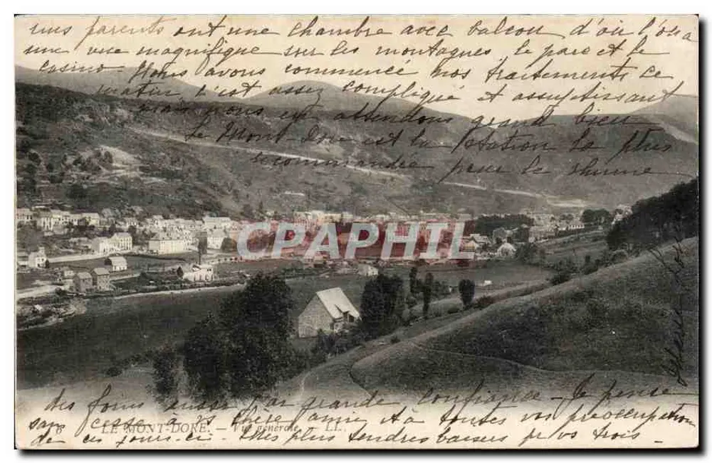 Le Mont-Dore — Vista panorâmica — Éditeur LL - Frente