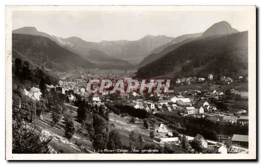 Mont-Dore — Vista geral — Editor A. Rais, n° 1 - Frente