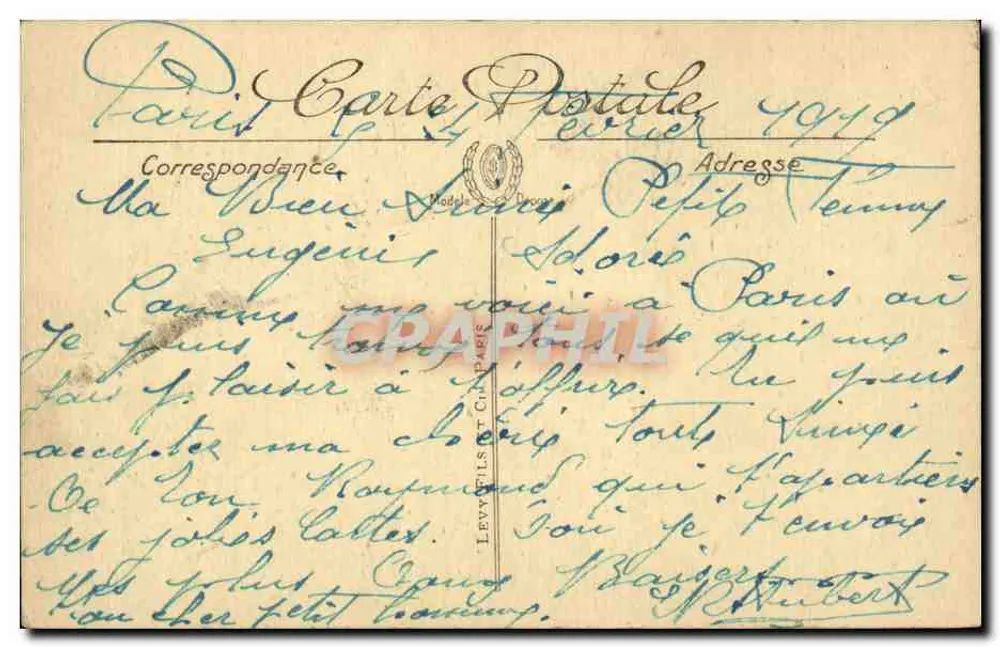 Paris — O Trocadéro — LL. n°243 - Verso