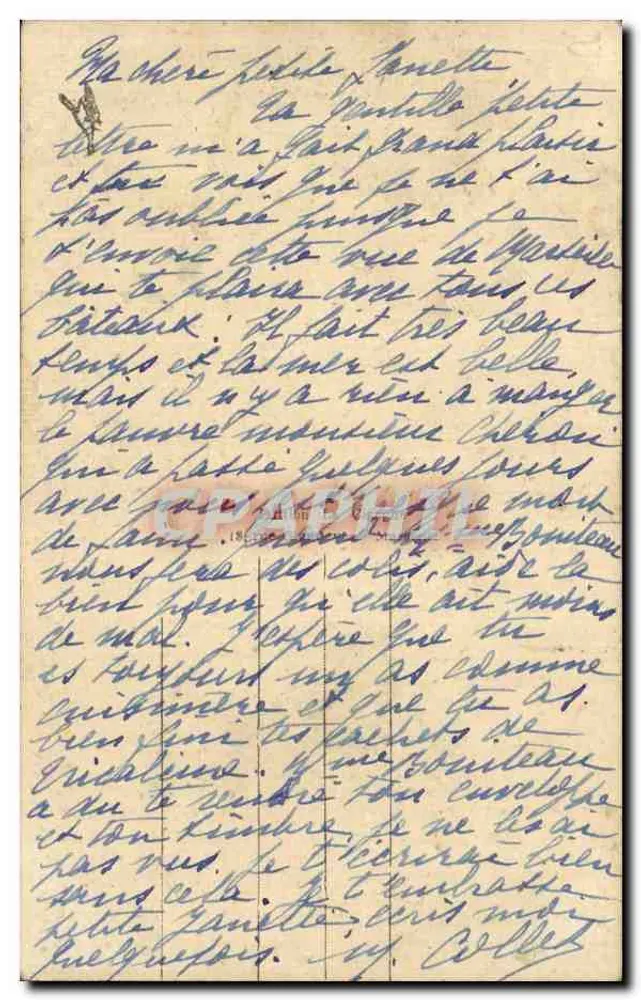Marseille — La Corniche, L'Anse du Prophète — editor desconhecido, n° 166 - Verso