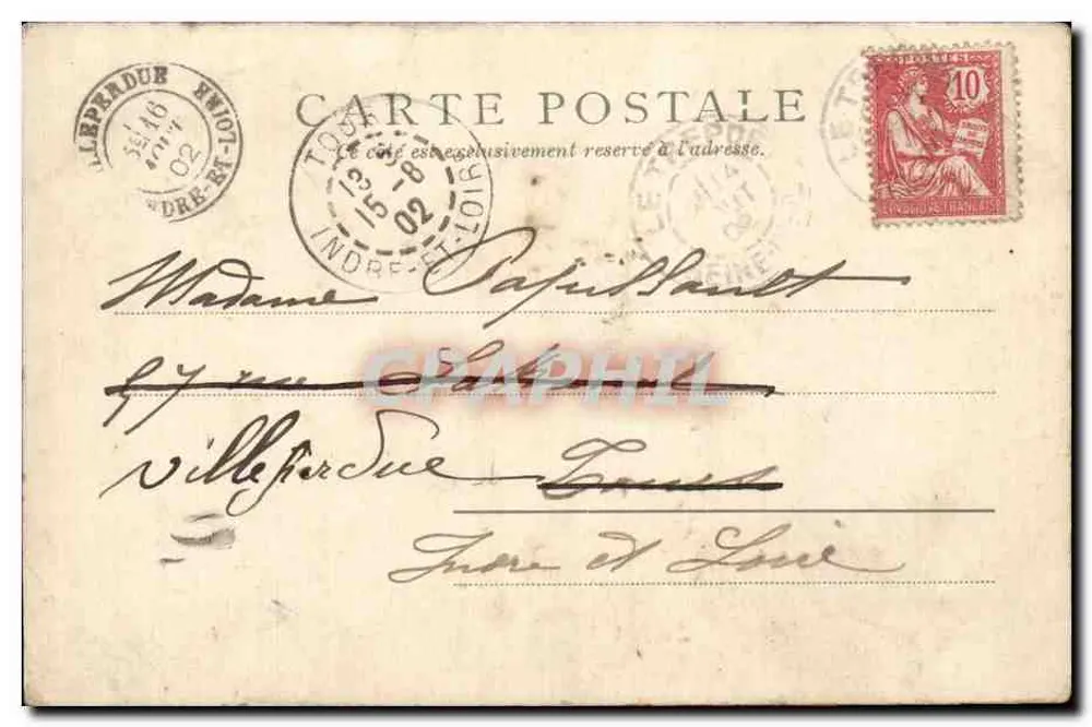 Le Port — Le Tréport — editor Paris, n° 8860 - Verso