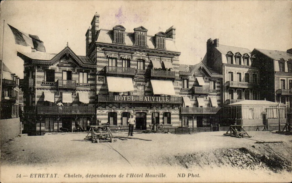 Etretat — Chalets, Anlagen des Hotels Hauville — ND Fotografie - Vorderseite