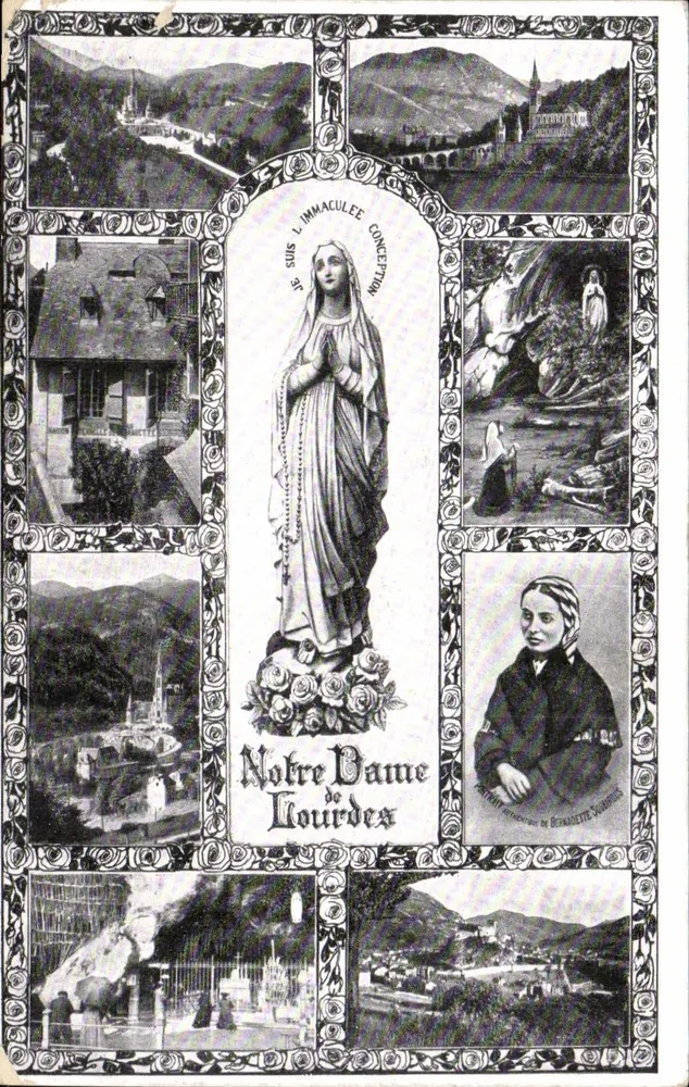 Nossa Senhora de Lourdes — A Imaculada Conceição — Loja da Aliança Católica em Lourdes - Frente