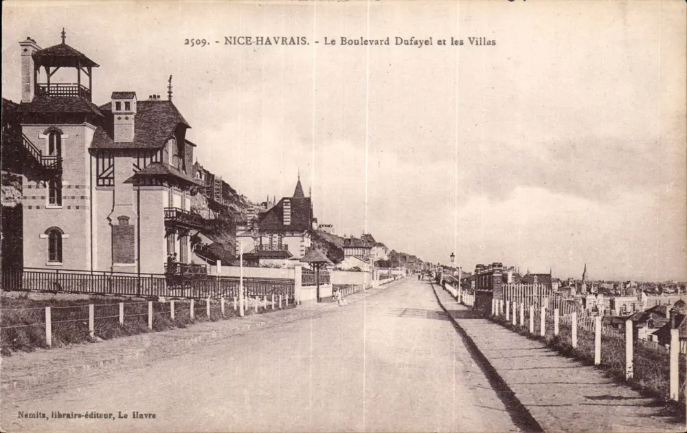 Nice-Havrais — Der Boulevard Dufayel und die Villas — Namits, Buchhändler-Verlag, Le Havre - Vorderseite