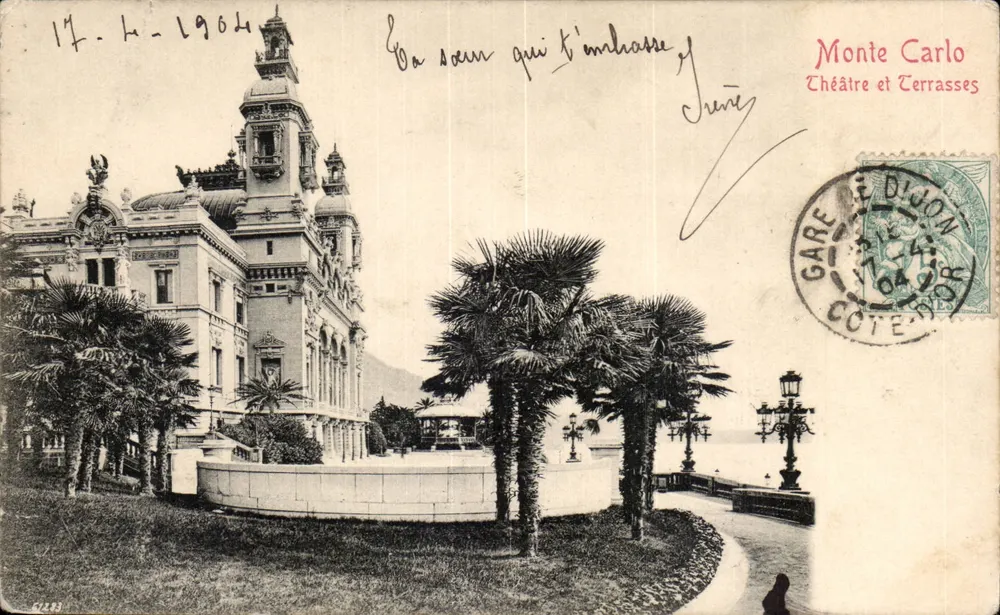 Monte Carlo — Theater und Terrassen — Verlag Monte Carlo - Vorderseite
