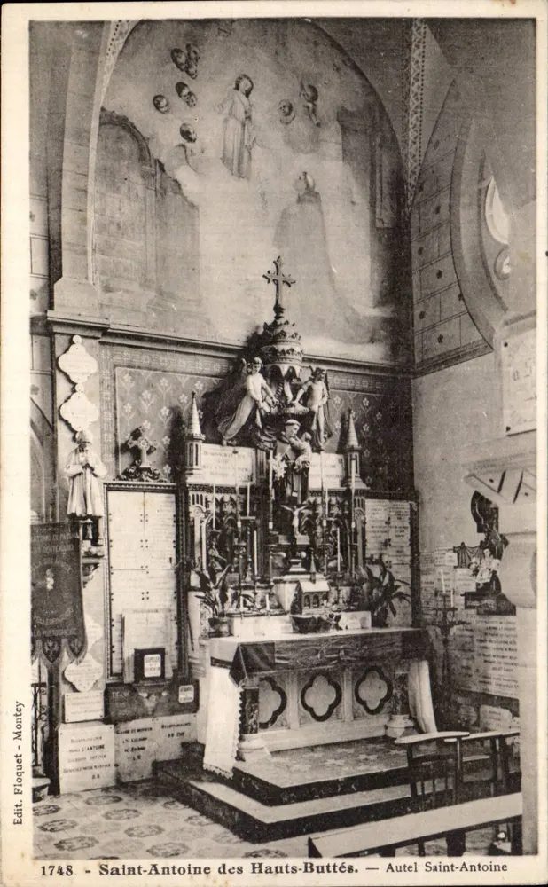 Saint-Antoine des Hauts-Buttés — Altar des Saint-Antoine — Edit. Floquet - Montcy, Nr. 1748 - Vorderseite