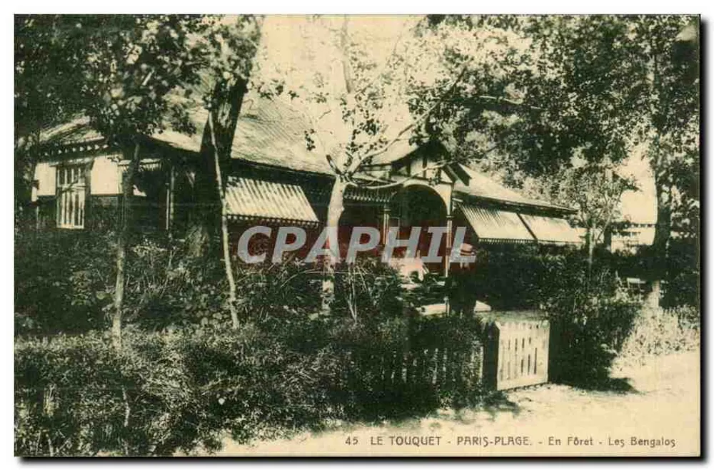 Le Touquet - Paris-Plage - In der Wäldchen - Die Bengalos - Vorderseite