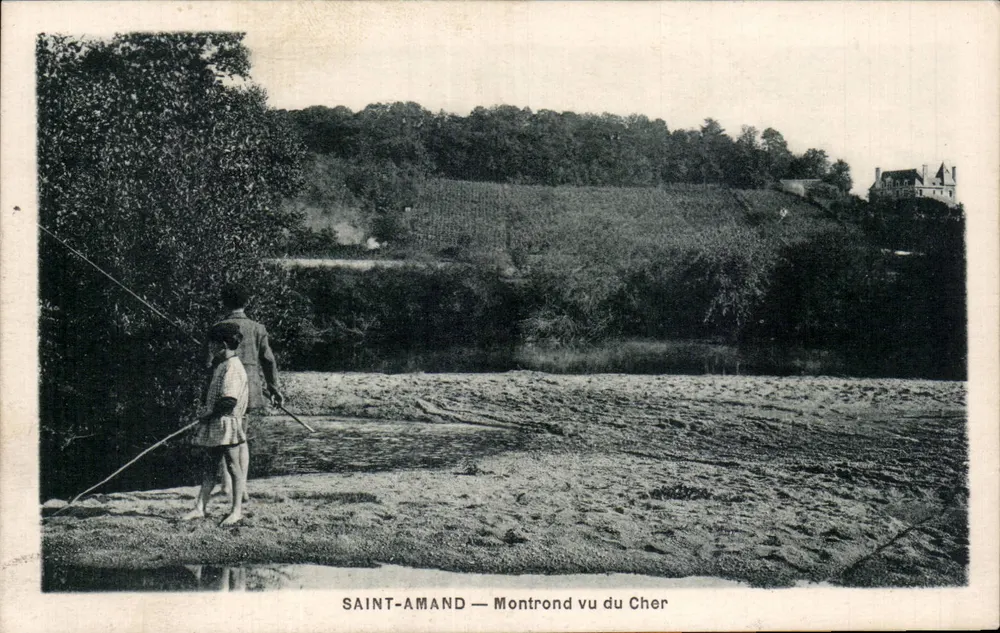 Saint-Amand — Montrond visto do Cher — Duplessis, editor - Frente