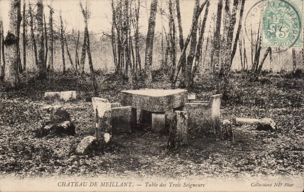 Château de Meillant — Table des Trois Seigneurs — Sammlung ND'Phat - Vorderseite
