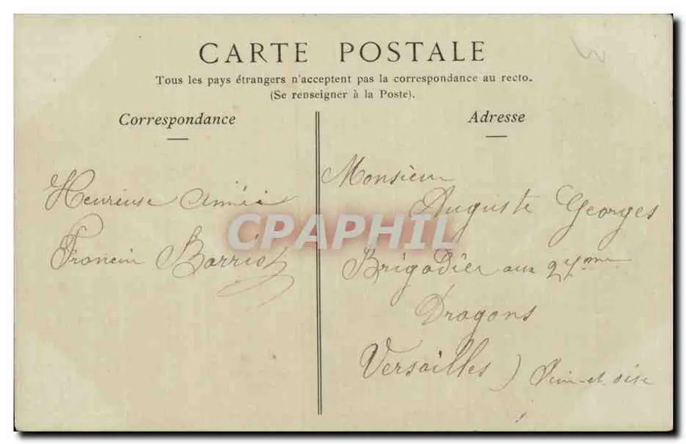 Château de Meillant — Table des Trois Seigneurs — Sammlung ND'Phat - Rückseite
