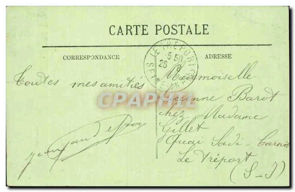 Le Touquet-Paris-Plage — Na Floresta — LL - Verso