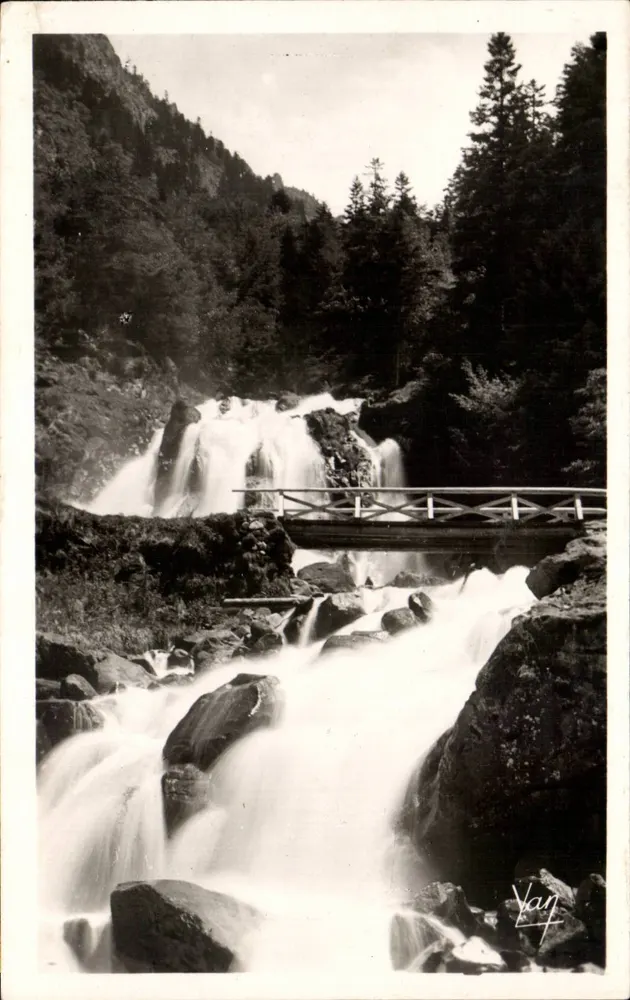 Cauterets - Cachoeira de Lutour — Edição Quinault - Lourdes, n°110 - Frente