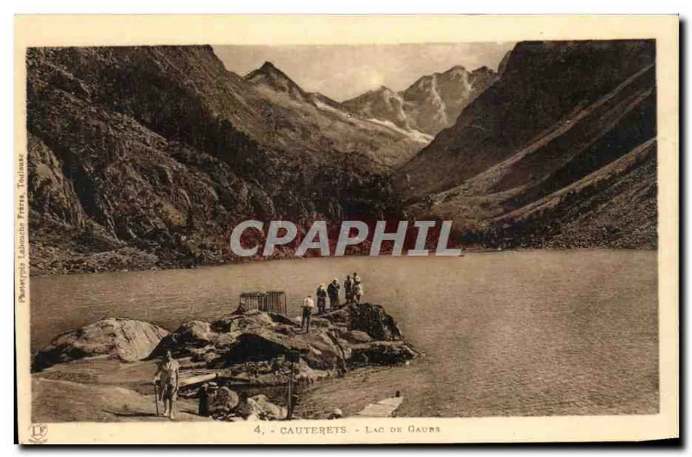 Cauterets - Lago de Gauns — Labouché Frères Toulouse, n°4 - Frente