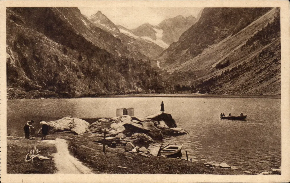 Lago de Gaube — Cauterets — Editora: Edições Océan, Toulouse - Frente