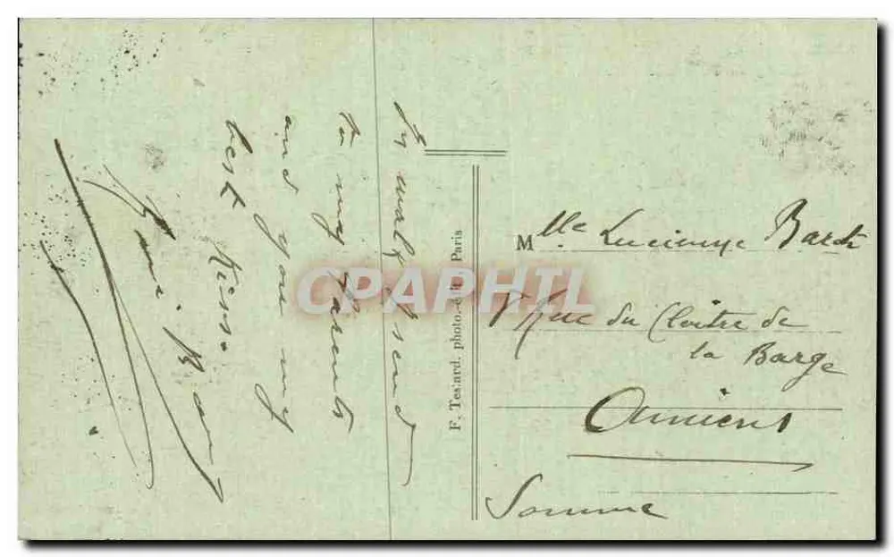 Wald von Meudon-Clamart — Teich von Trivaux — E.M. — Nr. 2587 - Rückseite