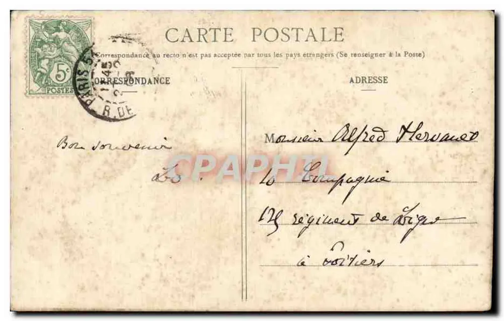 Paris - Estátua de Henri IV (1º) - G. L. - n°677 - Verso