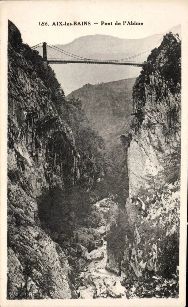 AIX-les-BAINS — Ponte do Abismo — Editor: , n° 186 - Frente