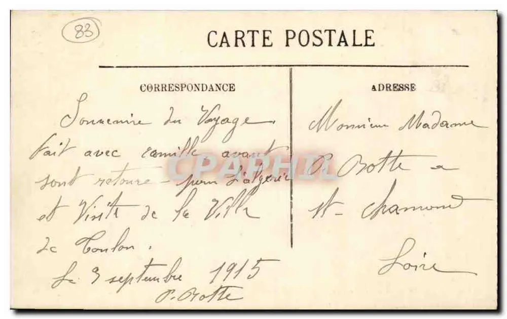 Toulon — Allgemeiner Blick vom Mont-Faron — LL. — n°70 - Rückseite