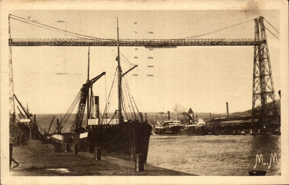 Rouen — O Ponte transbordeur — M.M. editor - Frente