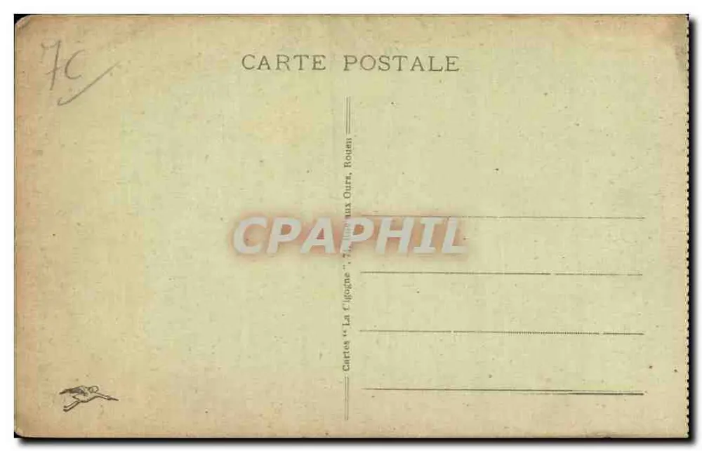 Rouen - Der Pariser Kai und die Ste-Catherine-Bank — Ansichtskarte Nr. 267 - Rückseite