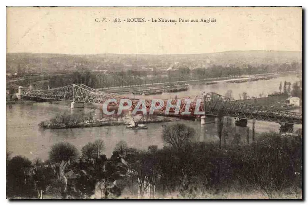 Rouen - Der neue Englische Brücke — C.V. 488 - Vorderseite