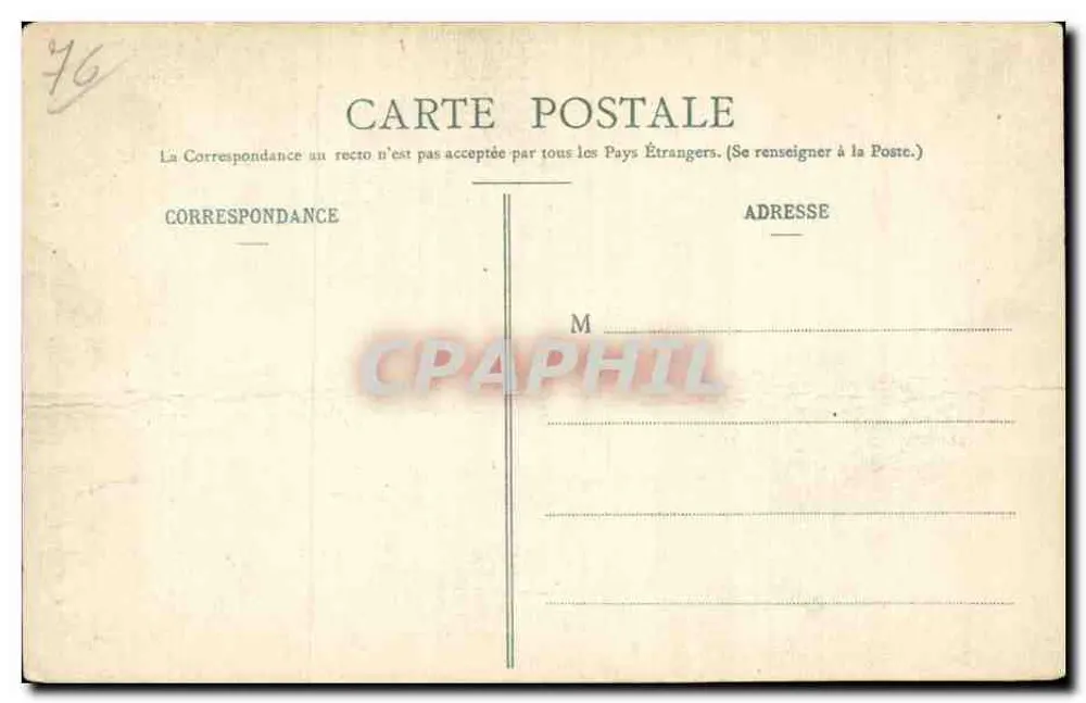Vieja Casa Calle St-Romain — Rouen — C. V. 327 - Reverso