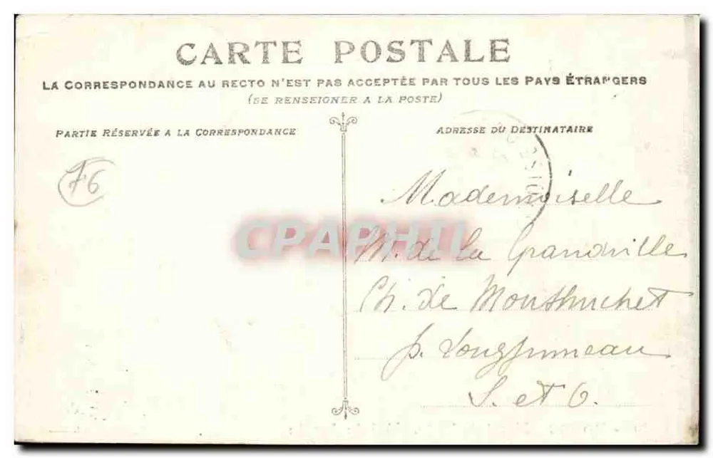 Rouen - Rathaus. Gartenseite — E.D. n°202 - Rückseite