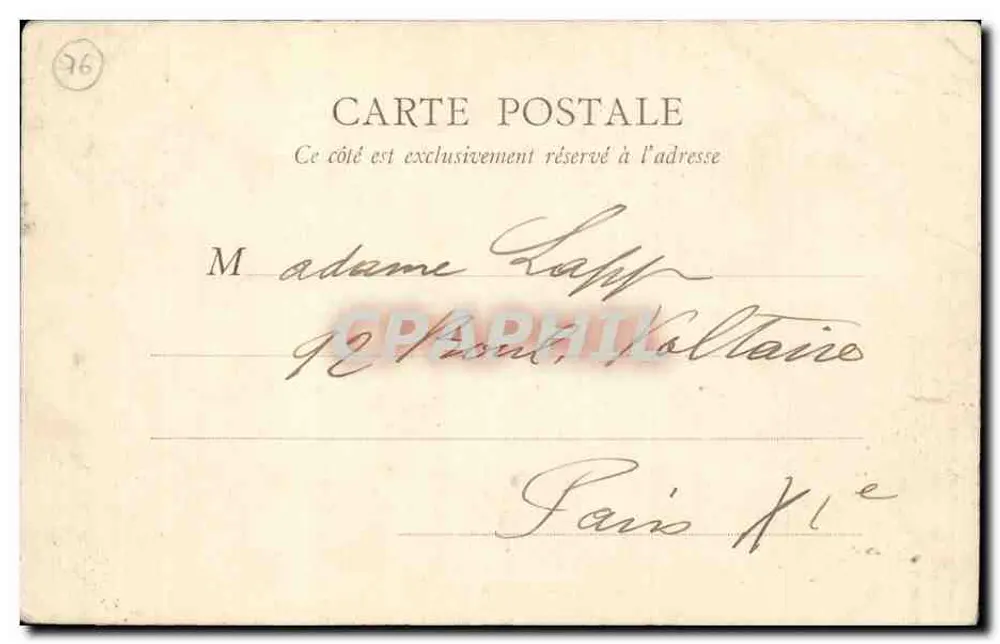 Rouen — O Museu de Pintura — B.E. Paris 25 - Verso