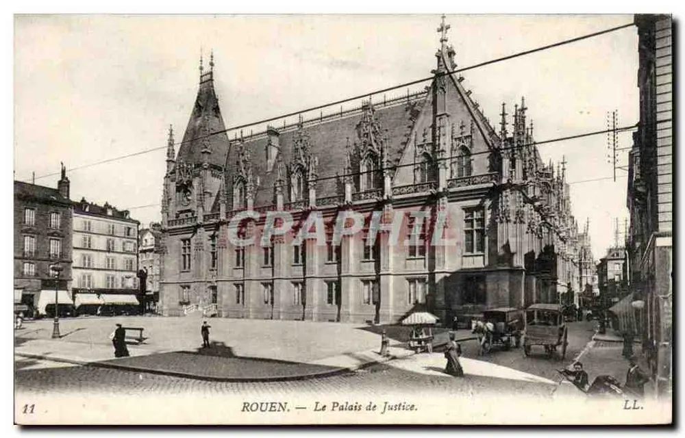 Rouen — Pałac Sądowy — LL. - Awers