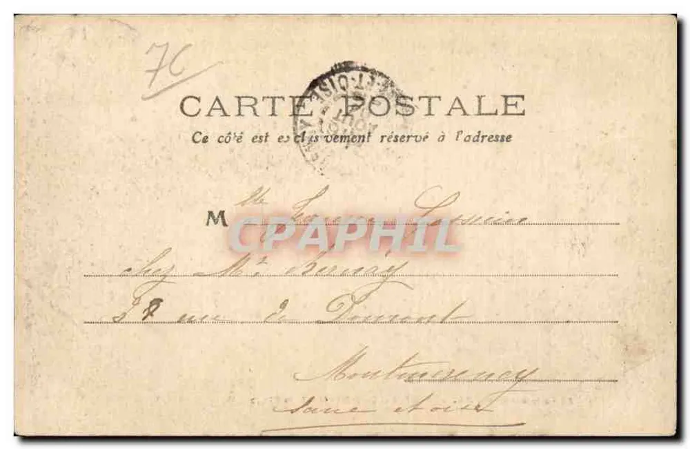 Saint-Valéry-en-Caux, a Praia — Seine-Inférieure - 147 — editor MTIC - Verso