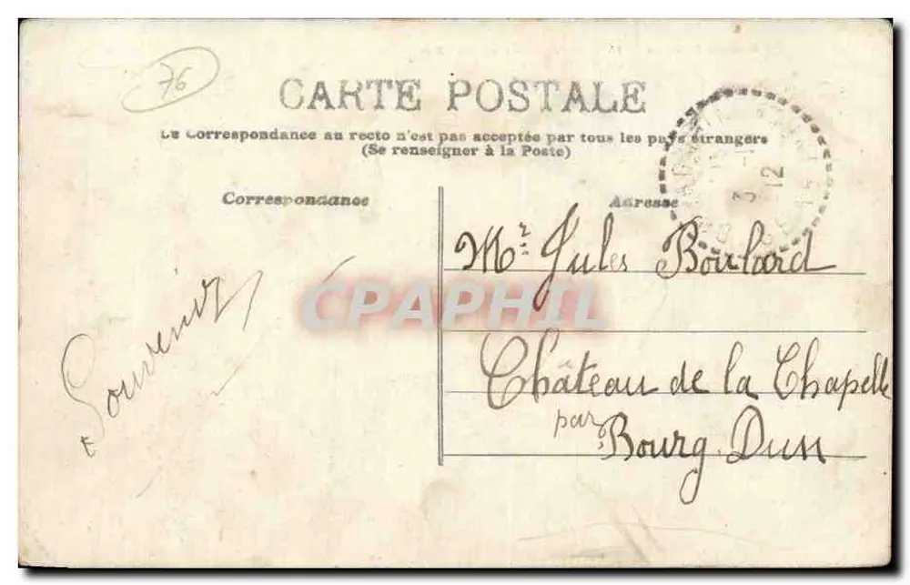 St-Valery-en-Caux — Le Port — DERY, TABACS - Verso